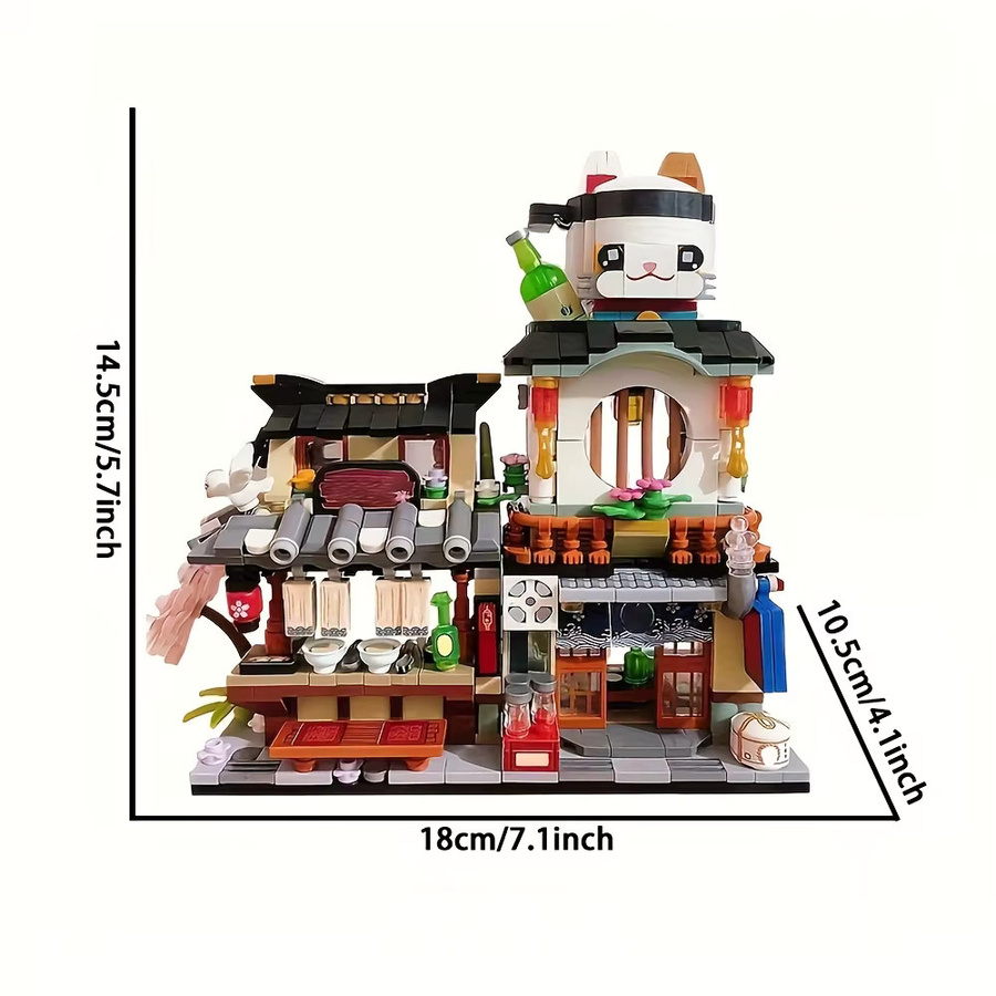doinbby Japanische Izakaya-Architektur Bausteine, 789 Teile - Bild 6