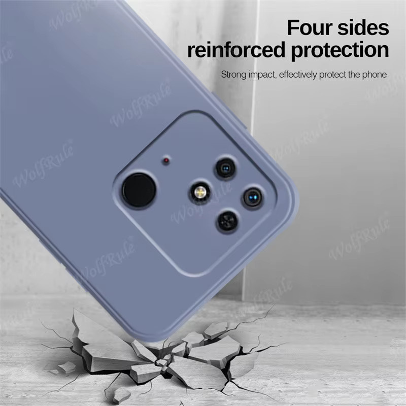 Xiaomi Silikon Schutzhülle für Redmi Note 15 Pro, Redmi Note 15 Pro Plus und Redmi Note 15, weiches TPU Case in Grau oder Blau - Bild 3
