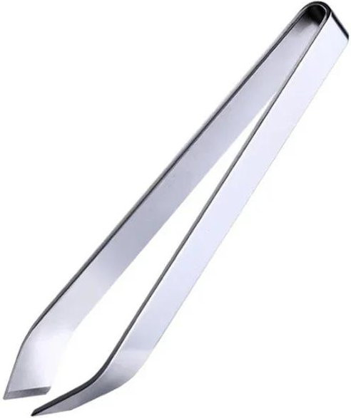 Bestbags Fischgrätenpinzette aus Edelstahl in Silber und Weiß zum Entfernen von Gräten und Meeresfrüchten - Bild 1