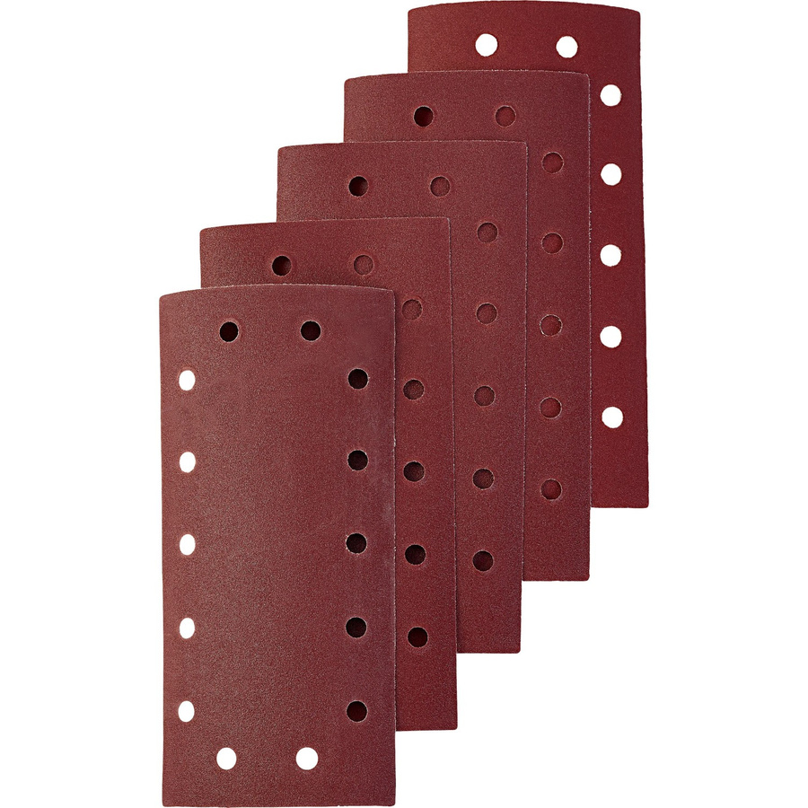 LUX-TOOLS Schleifstreifen für Exzenterschleifer, Körnung K120, für Holz und Metall, B: 23,0 cm, H: 11,5 cm - Bild 2