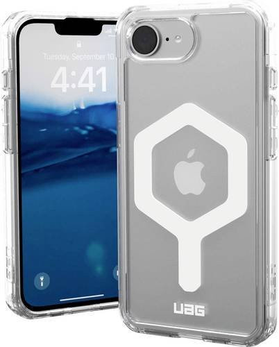 Urban Armor Gear Plyo MagSafe Outdoorcase für Apple iPhone 17e und iPhone 16e, Transparent, Weiß, MagSafe kompatibel - Bild 1