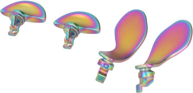 DIYelecs 4er Set Austauschbare Metallrücktasten im Edelstahl-Stil für Xbox Edge und Pro Elite Controller, Mehrfarbig - Bild 1