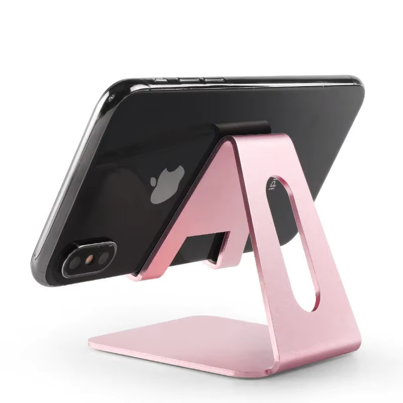 VIKEFON Desktop-Handyständer aus Metall, universelles Lazy Tablet Dock für Smartphones, iPhone, Xiaomi, iPad und Samsung Galaxy Tab, Live-Mount - Bild 4