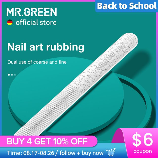 MR.GREEN Doppelseitige Glasnagelfeile, Unisex - Bild 1