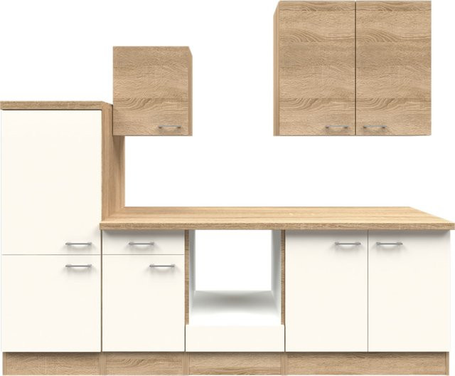 Flex-Well Küchenzeile Samoa in Beige und Weiß ohne Elektrogeräte L-270-2202-000 - Bild 1