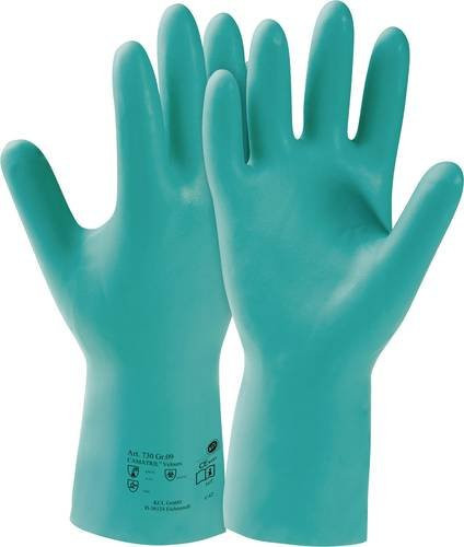 KCL Camatril Nitril Chemikalienhandschuhe in Türkis, Größe XL, EN 388 und EN 511, 1 Paar - Bild 1
