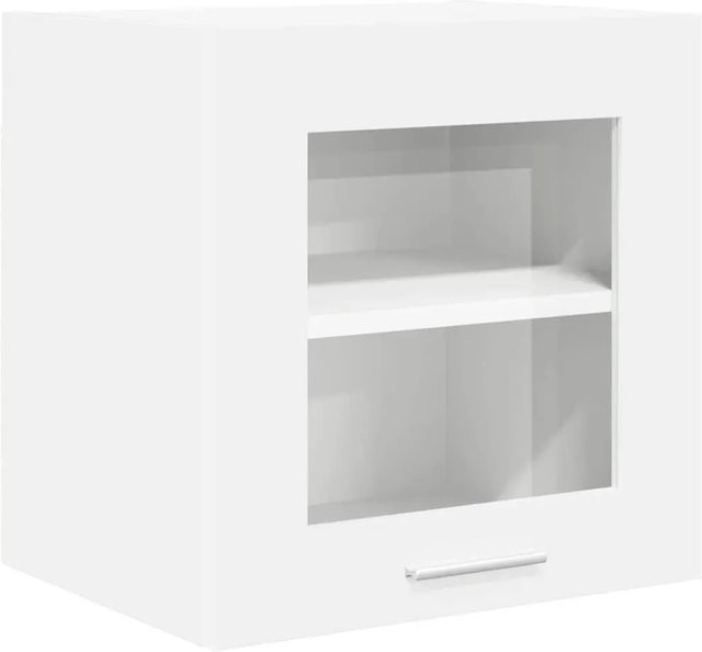 vidaXL Hängeschrank Riga Weiß mit Tür, moderner Küchenschrank aus Holzwerkstoff, B/T/H: 40 x 31 x 40 cm - Bild 1