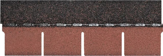 WEKA Bitumendachschindeln rechteckig Rot 3 m² - Bild 2