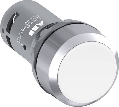 ABB CP1-30W-10 Drucktaster tastend IP67/IP69K in Weiß aus Kunststoff - Bild 1