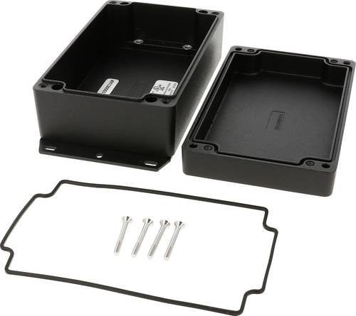 Hammond Electronics Universal-Gehäuse 1550Z116FBK aus Aluminium in Schwarz B/T/H: 16,1 x 10,0 x 6,0 cm - Bild 1