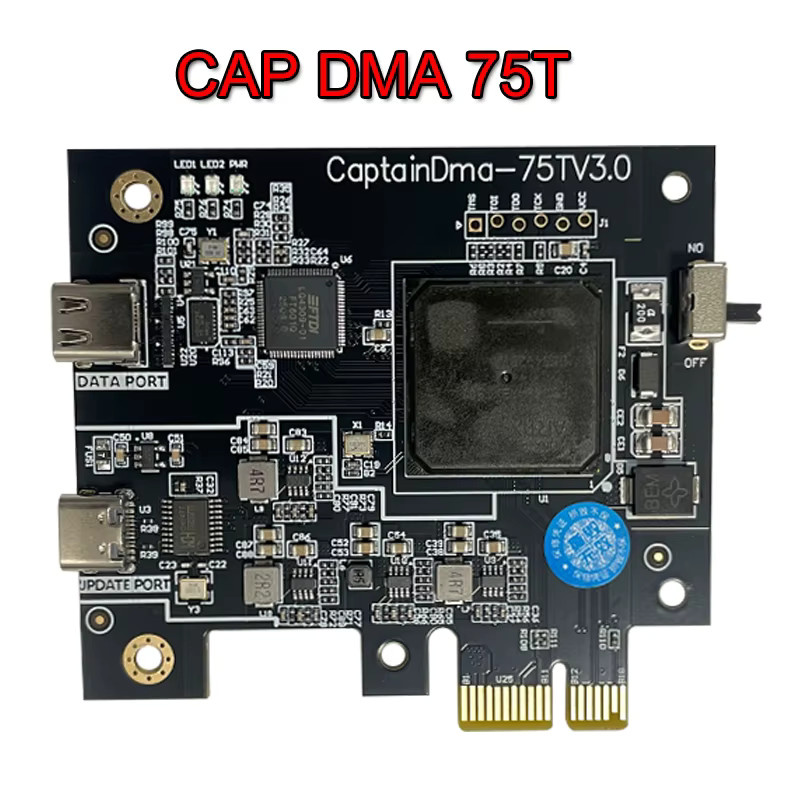Cap DMA 75T FPGA DMA Board für Kmbox Makcu Video Blender in Schwarz - Bild 6