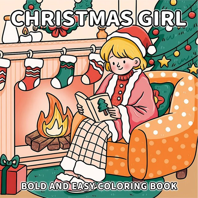 Weihnachts-Malbuch für Erwachsene und Jugendliche mit gemütlichen Weihnachtsszenen zur Stressabbau-Kunsttherapie in Mehrfarbig - Bild 1