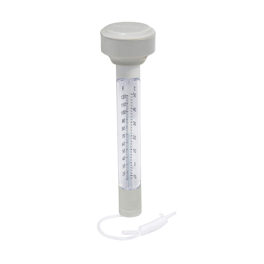 Bestway Flowclear Schwimmendes Pool-Thermometer in Weiß, B/T/H: 19 x 5 x 5 cm - Bild 1