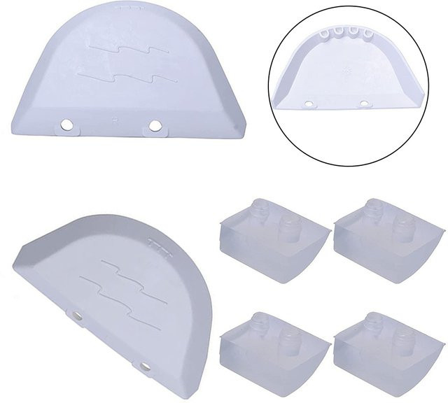 Hayward Pool Flügel und Pod Schuh Kamm Kit axv414604whp in Weiß für den Navigator Vac Poolreiniger - Bild 1