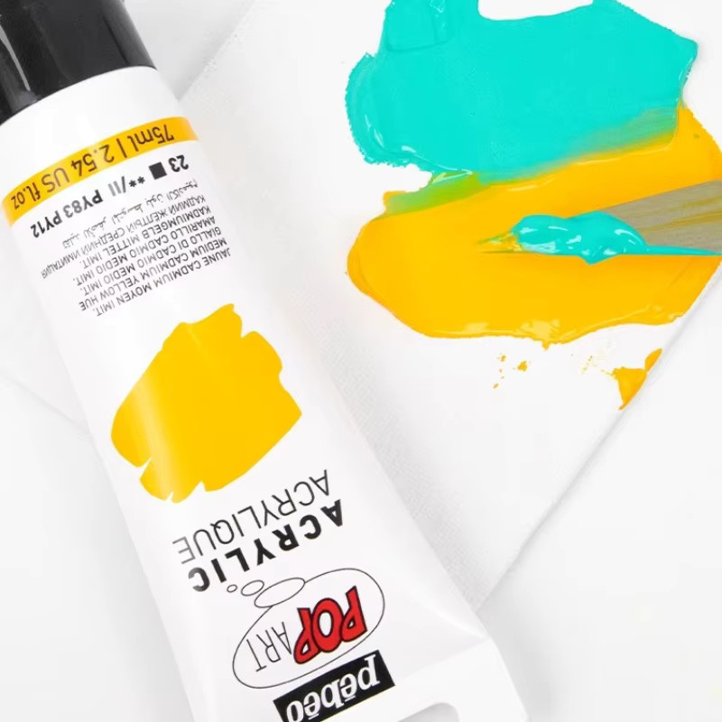 Pebeo Acrylfarbe mit halbmattem Finish für Kunsthandwerk, 75 ml - Bild 3