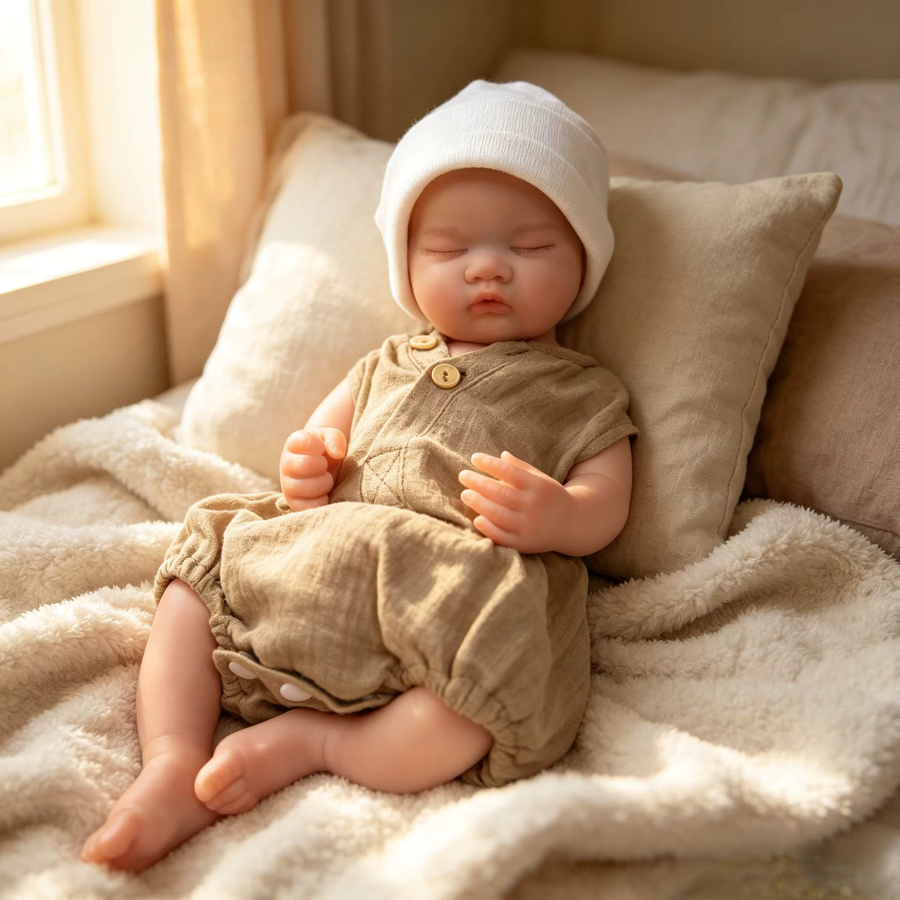 Saskia Reborn-Babypuppe, Mädchen, Vollsilikon, 18 Zoll, Bunt / Mehrfarbig - Bild 2