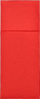 Papstar Bestecktaschen Royal Collection aus Premium-Tissue in Rot, B: 20 cm, H: 8,25 cm, 6 x 50 Stück, FSC-zertifiziert - Bild 1