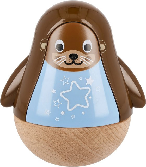 LUPILU Holz Baby Klangspielzeug Steh-Auf Otter ab 0 Jahren - Bild 1