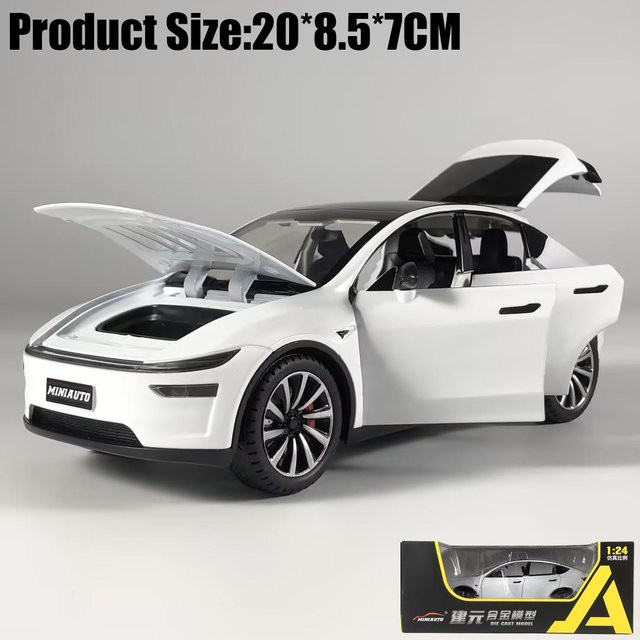 Linyi toy car Modell Y Facelift Off Road SUV, Modellauto, Metall, 1:24, ab 14 Jahren - Bild 1