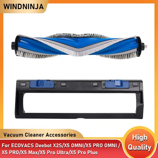Ecovacs Hauptbürstenabdeckung und Rollenbürste für Deebot X2S, X5 OMNI, X5 PRO OMNI, X5 PRO, X5 Pro Plus und X5 Pro Ultra Roboter-Staubsauger - Bild 1