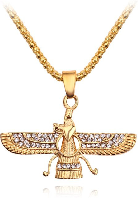 TAKARA TOMY Anhänger-Halskette, Gold, Unisex - Bild 1