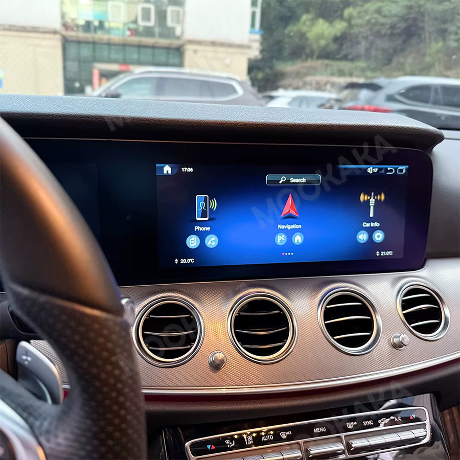 ZWNAV Dual Bildschirm Android 13 Auto Radio Multimedia Player für Mercedes Benz E Klasse W213 2016-2018 mit GPS, CarPlay, WiFi und Bluetooth in Schwarz - Bild 6