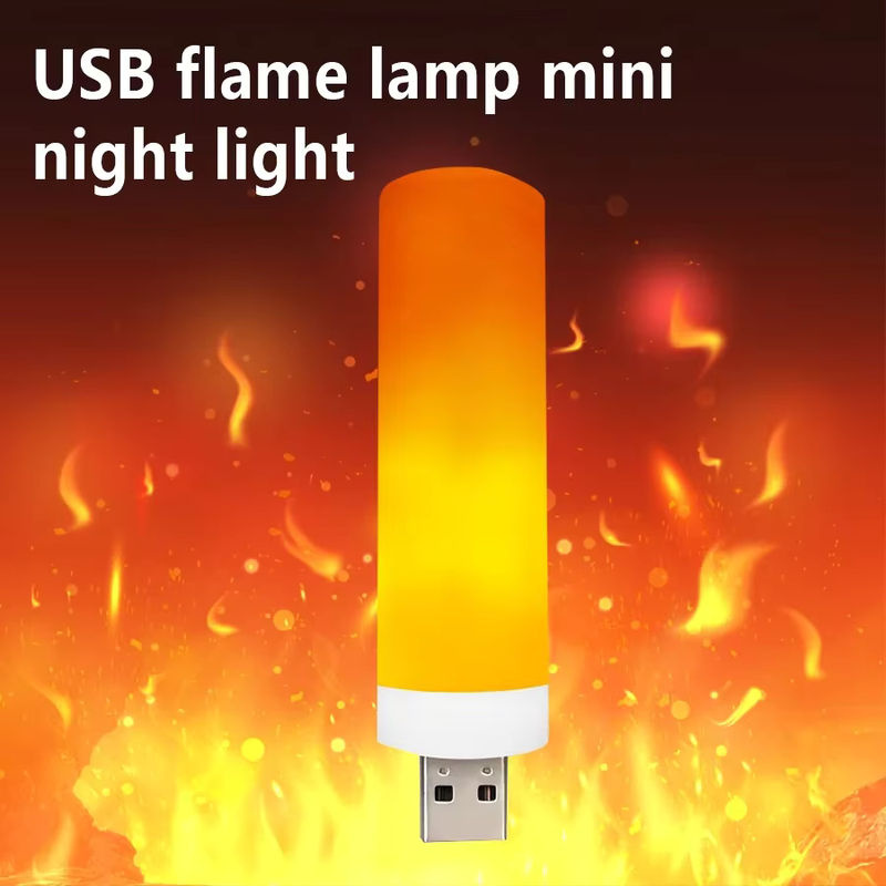 VooVoo USB LED Flammen-Glühbirne mit Flackereffekt in Orange für Home Party Decor - Bild 2
