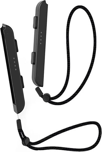 2 Stück Handgelenkschlaufen in Schwarz für Nintendo Switch und OLED Joycon Controller - Bild 1