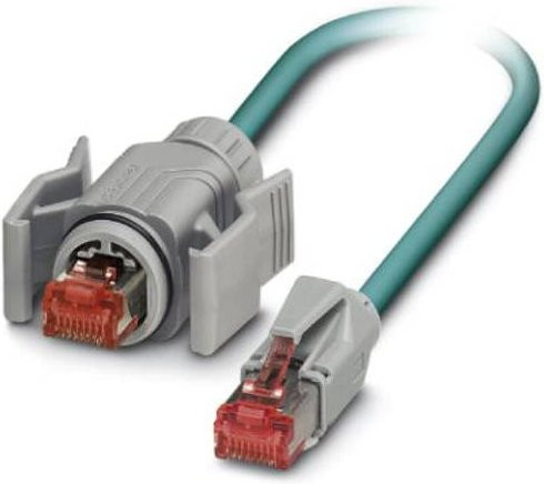 Phoenix Contact RJ45 Patchkabel CAT 5e SF/UTP Ethernet/LAN Blau, Länge: 1,50 m - Bild 1