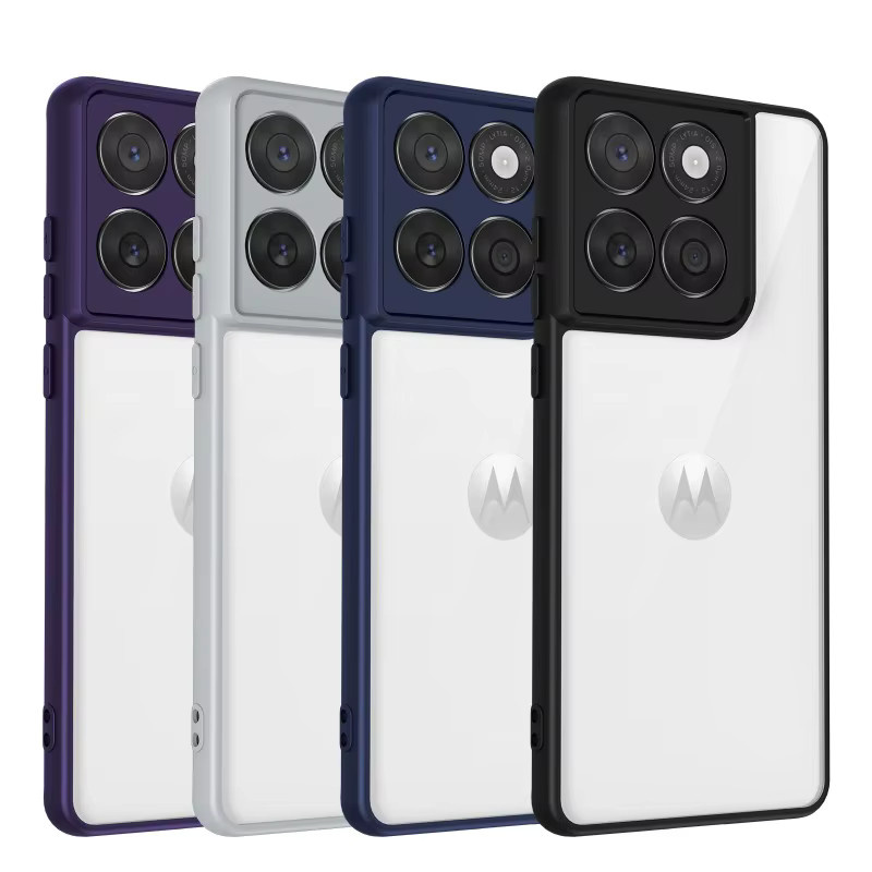 EUCAGR stoßfeste transparente Handyhülle für Motorola Moto Edge 70X70 Air, Moto G06, G56 und G86 mit Anti-Drop Matte Hard PC Back Cover - Bild 7