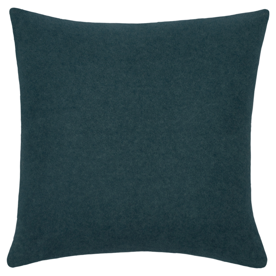 Zoeppritz Soft-Fleece Kissenhülle quadratisch in Blau und Petrol, B/T/H: 40 x 40 x 40 cm - Bild 1