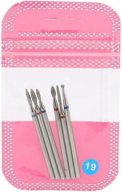TOMTOP JMS Häutchen Entferner Bit Set, 6 Stück, Pink, Unisex - Bild 1