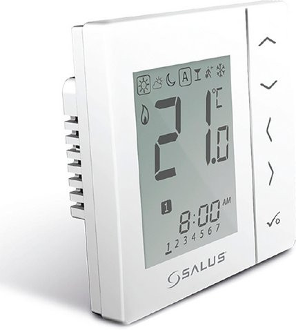 Vitalheizung Raumthermostat HVH mit App-Steuerung und WiFi, weiß, B/H/T: 8,6 x 4,2 x 8,6 cm - Bild 1