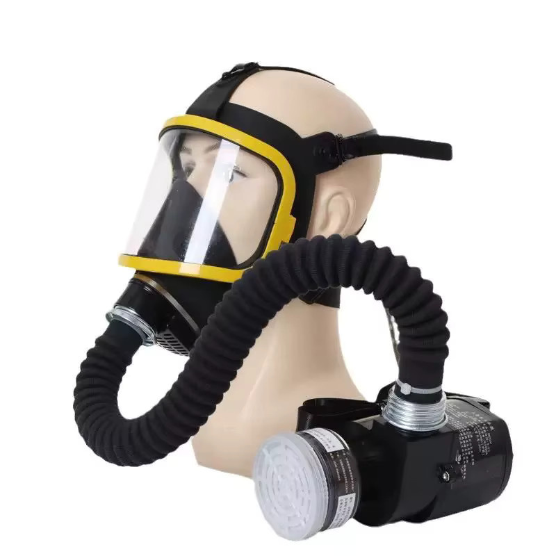 AnruiGe PROTECT Elektrische Gasmaske mit konstantem Luftdurchfluss, gefüttertes Vollgesichts-Atemsystem zum Atemschutz am Arbeitsplatz - Bild 2