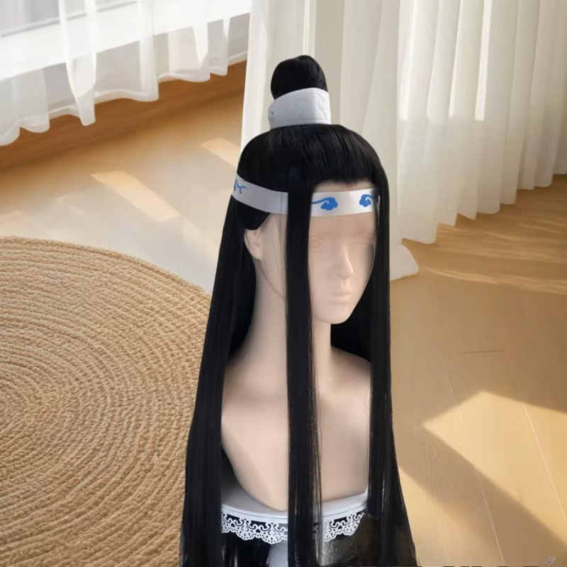 Großmeister der dämonischen Kultivierung Cosplay-Perücke, lange gerade Spitze-Front-Perücke - Bild 2