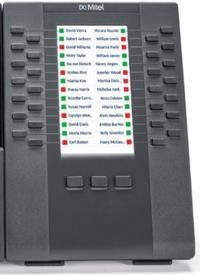 Mitel M695 Funktionstasten-Erweiterungsmodul in Schwarz - Bild 1