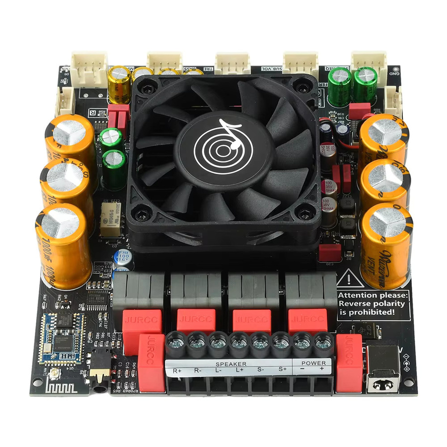 Ziqqucu ZK-APTX3 Bluetooth Digital Verstärkerplatine 2.1 Kanal mit TPA3255 Chip in Schwarz - Bild 3