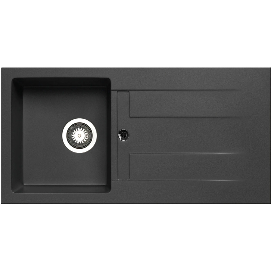 Pyramis Einbauspüle Athlos aus Granit in Schwarz B/H: 86 x 43,5 cm - Bild 3