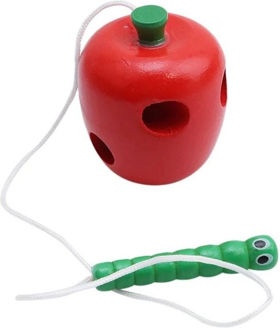 Kidsly Wurm frisst Frucht Holzpuzzle, Lernspielzeug, ab 0 Jahre - Bild 1