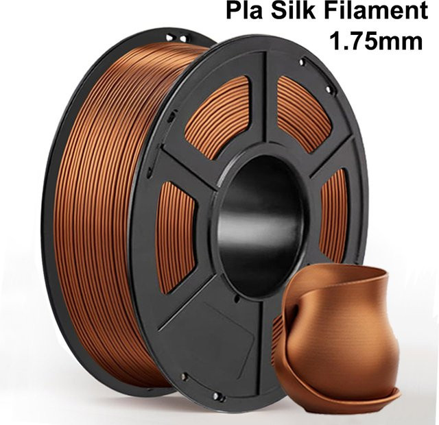 PLA Seiden-Kupfer 3D-Drucker Filament 1,75mm in Gold und Multicolour - Bild 1