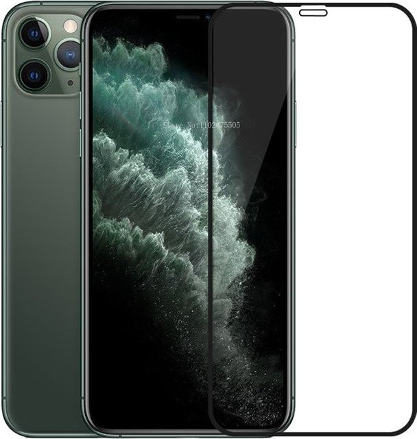 Vieruodis 3D-Vollabdeckung Displayschutzfolie aus gehärtetem Glas für iPhone, transparent - Bild 1