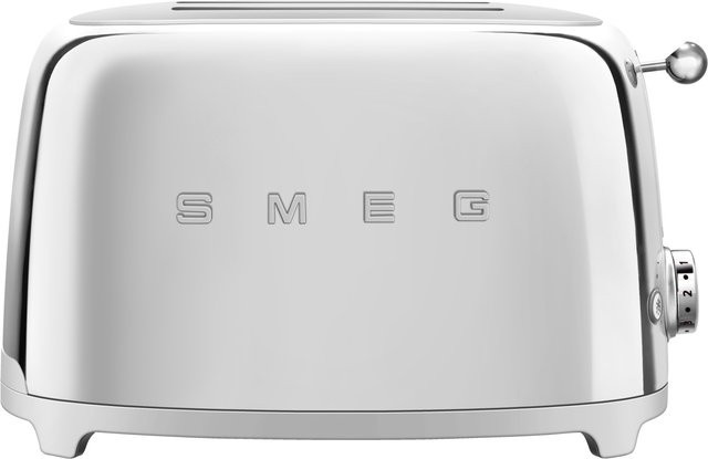 Kompakter Toaster von SMEG in Silber - Bild 1