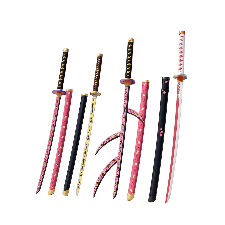 Bandai Demon Slayer Agatsuma Zenitsu Katana, Cosplay Requisiten-Schwert, 1:1 Maßstab, Kunststoff - Bild 1