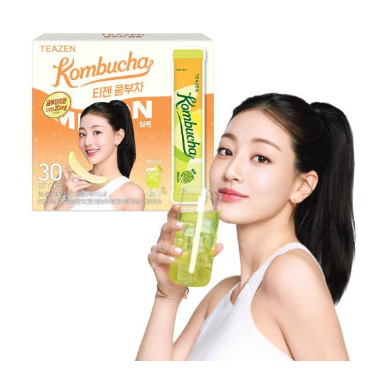 TEAZEN Kombucha Instant-Drink Melone Pflaume 30 Stück - Bild 2