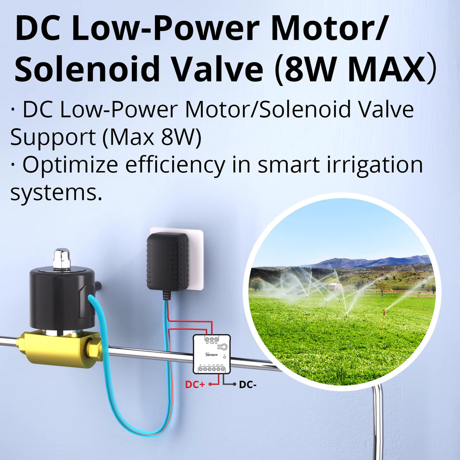 SONOFF MINI-D WiFi Smart Switch Matter Dry Contact Device in Weiß mit Unterstützung für AC/DC, eWeLink, Apple Home, Alexa und Google Home - Bild 3
