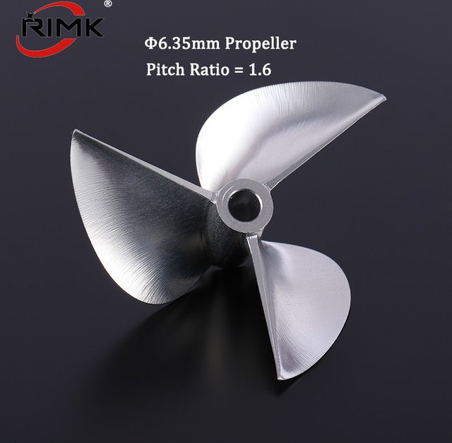 RIMK Rc Boot CNC 3-Blatt Propeller, Aluminiumlegierung, OD73mm - Bild 1
