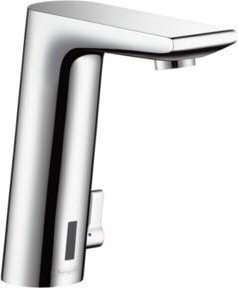Hansgrohe Metris S Elektronik-Waschtischarmatur mit Sensor, Batteriebetrieb, Chrom - Bild 1