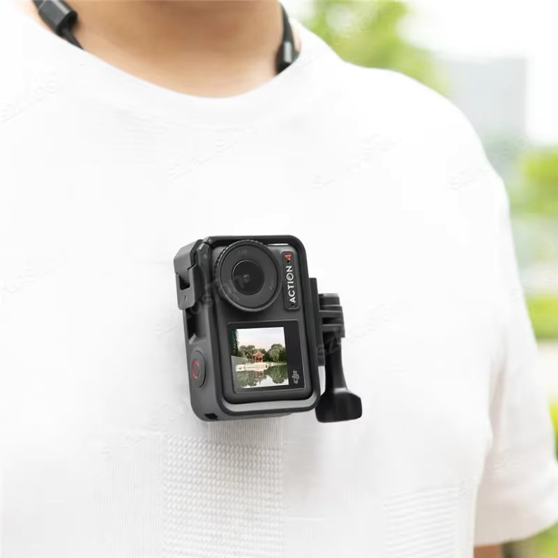 SZKOSTON Magnetischer Halshalterungsadapter mit Trageband in Schwarz für DJI, Insta360 und GoPro Kameras für POV Radfahren und Vlog Zubehör - Bild 3