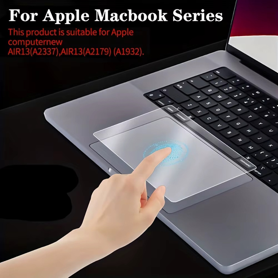 Apple Trackpad-Schutzabdeckung für MacBook Air 13.6 und MacBook Pro 13, transparent - Bild 2