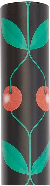 Rico Design Geschenkpapier Paper Poetry Kirschen in Schwarz, B: 70 cm, L: 200 cm - Bild 1